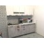 Кухня "Дуся" 2 метра Белый бриллиант/Цемент
