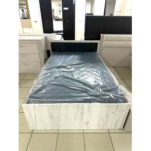 Кровать "Фиеста" 1,2м Дуб крафт белый/Графит БН