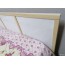 Кровать "Сакура" 1,6 м без матраса Дуб Сонома/Белый Глянец