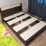 Кровать "Эко" 1.2 м Венге/Лоредо