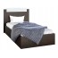 Кровать "Эко" 0.9 м Венге/лоредо