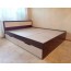 Кровать "Гармония КР-605" 1,4 м с матрасом, ясень