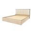 Кровать "Лирика ЛК-2" 1,4м Велюр карамель