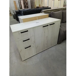 Комод "Стандарт-3 new" Дуб крафт белый