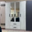 Шкаф "Фиеста" 4-х ств. 160 см Дуб крафт белый