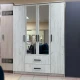 Шкаф "Фиеста" 4-х ств. 160 см Дуб крафт белый Шкаф "Фиеста" 4-х ств. 160 см Дуб крафт белый