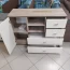 Комод "Этна" КМ1 1200 Дуб Эндгрейн/Алебастр