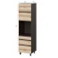 Пенал под духовку "Берген" 6п1 0,6м Дуб Делано/Венге