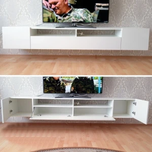 Тумба для телевизора "Соло-16" Белый КВ