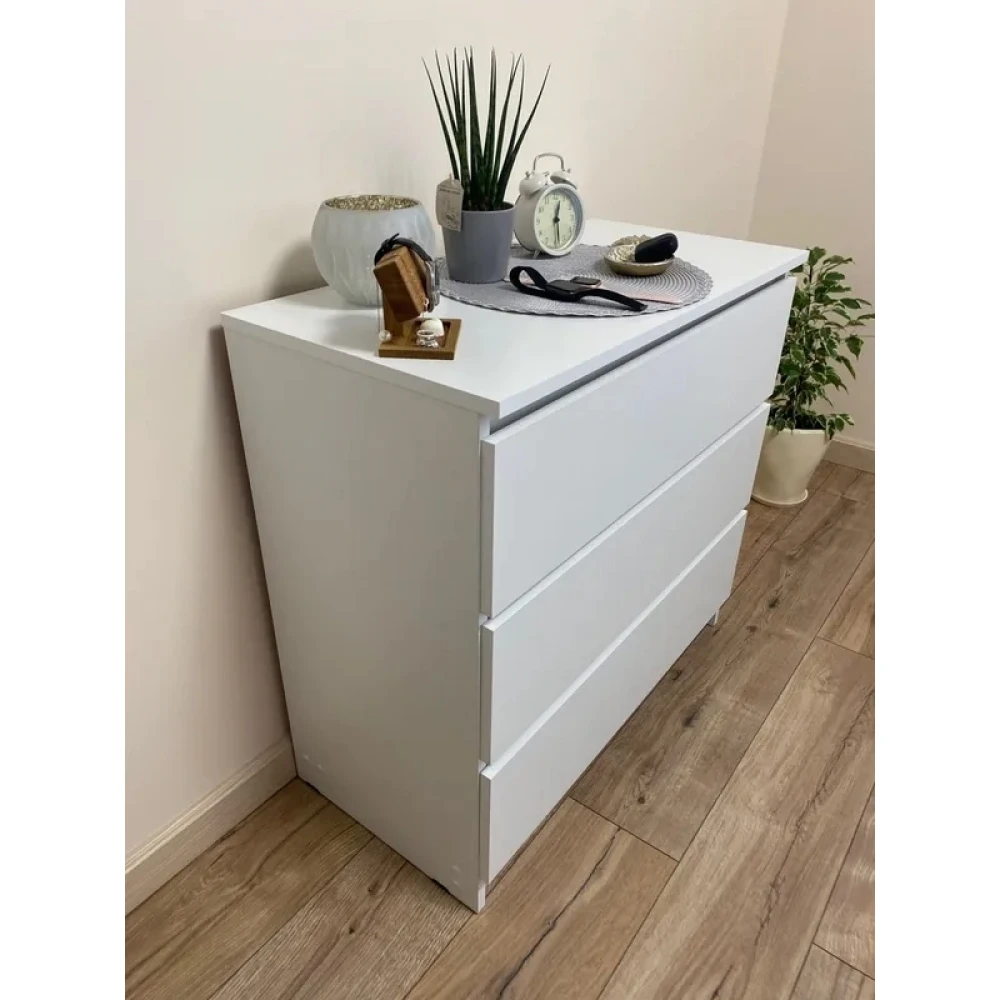 Комод "Мори" МК 800.1/3 Белый М