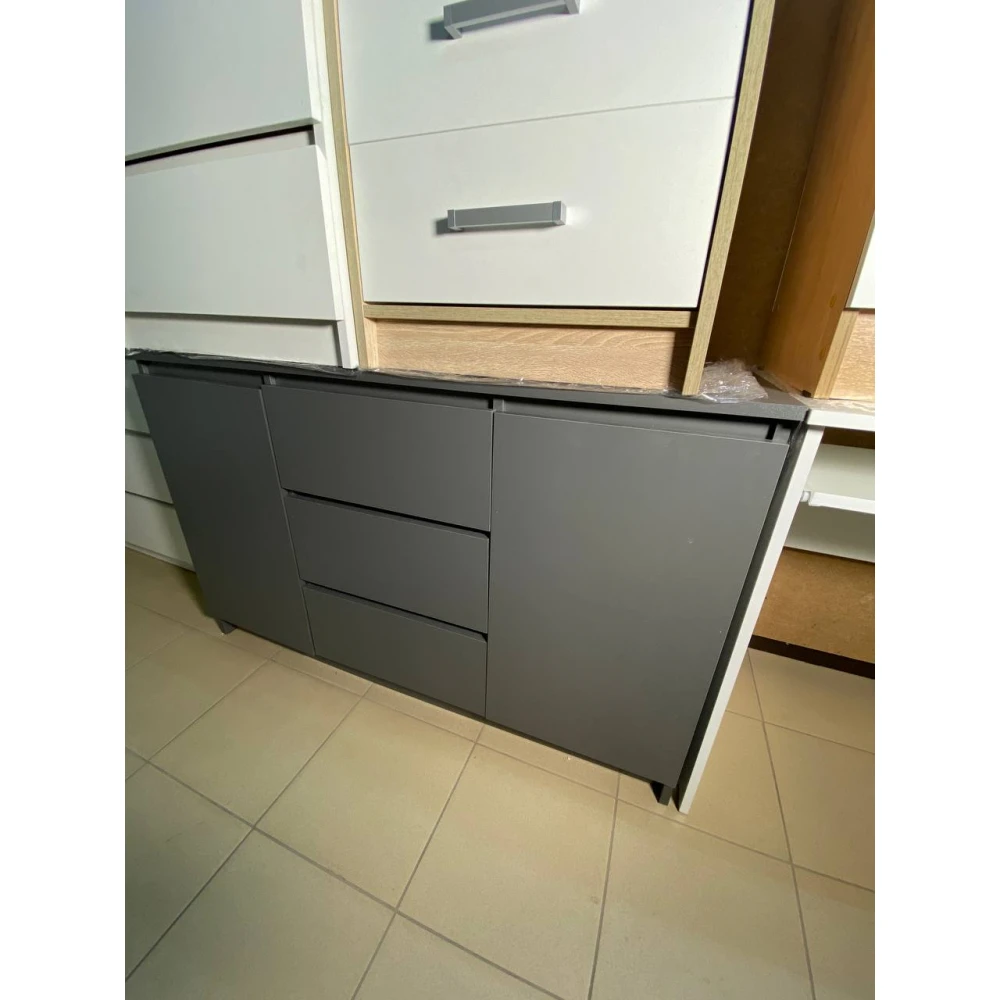 Комод "Мори" МК 1200.3/2 Графит М