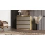 Комод "Вега" 3Я Дуб вотан/Мокко КВ