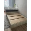 Кровать "Фиеста" 1,4м Дуб крафт белый/Графит