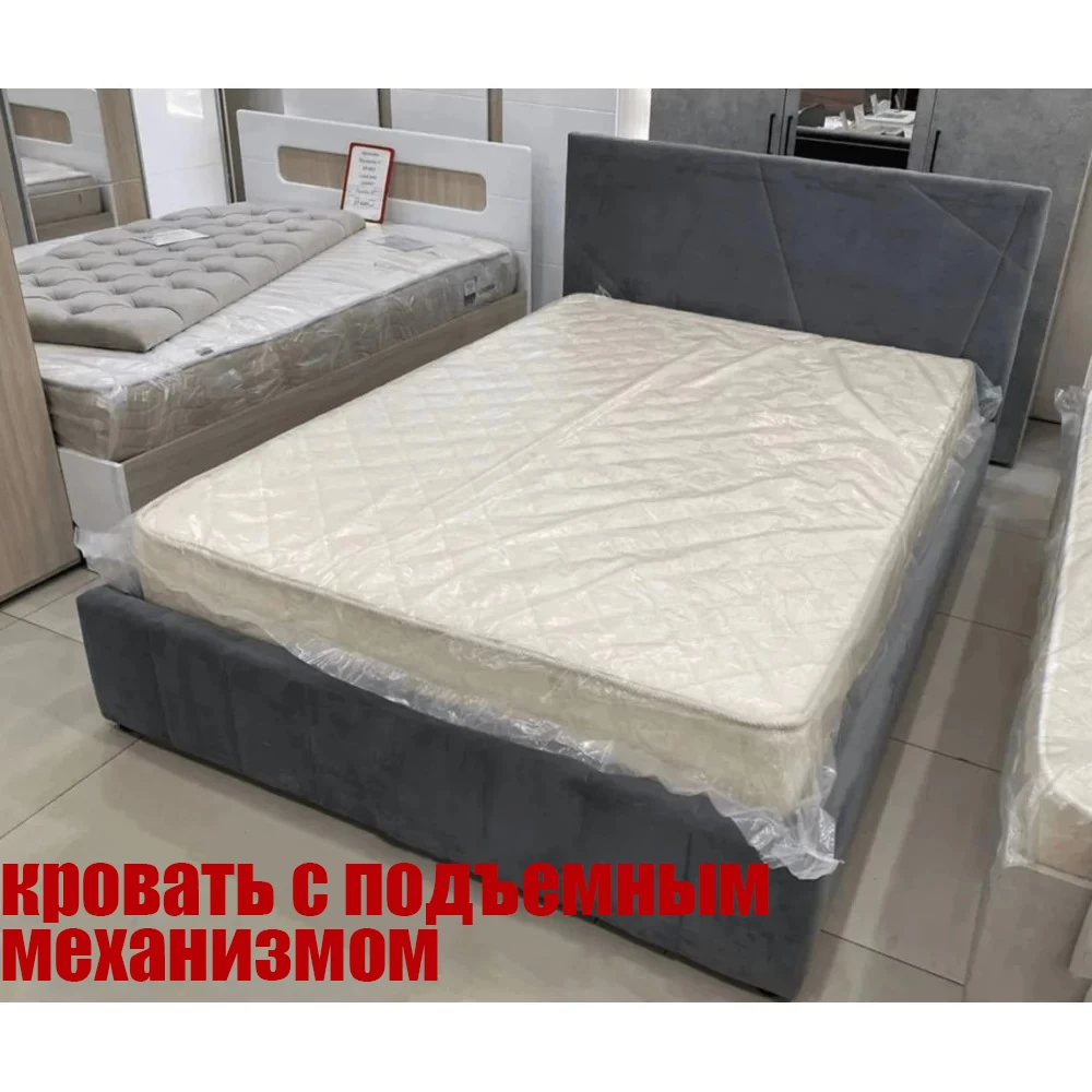 Кровать "Нельсон" КВ абстракция 1,2 Вар. 2 с ГПМ