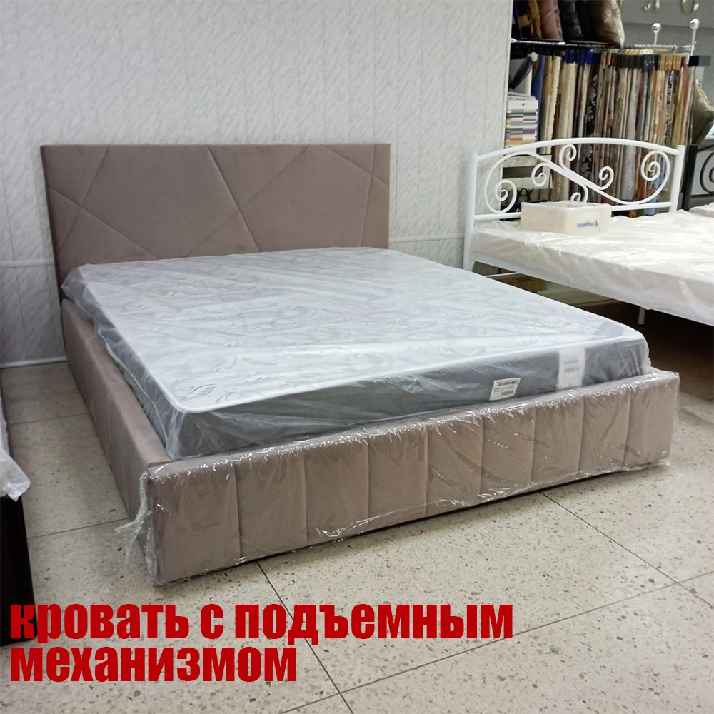 Кровать "Нельсон" КВ абстракция 1,2 Вар. 3 с ГПМ