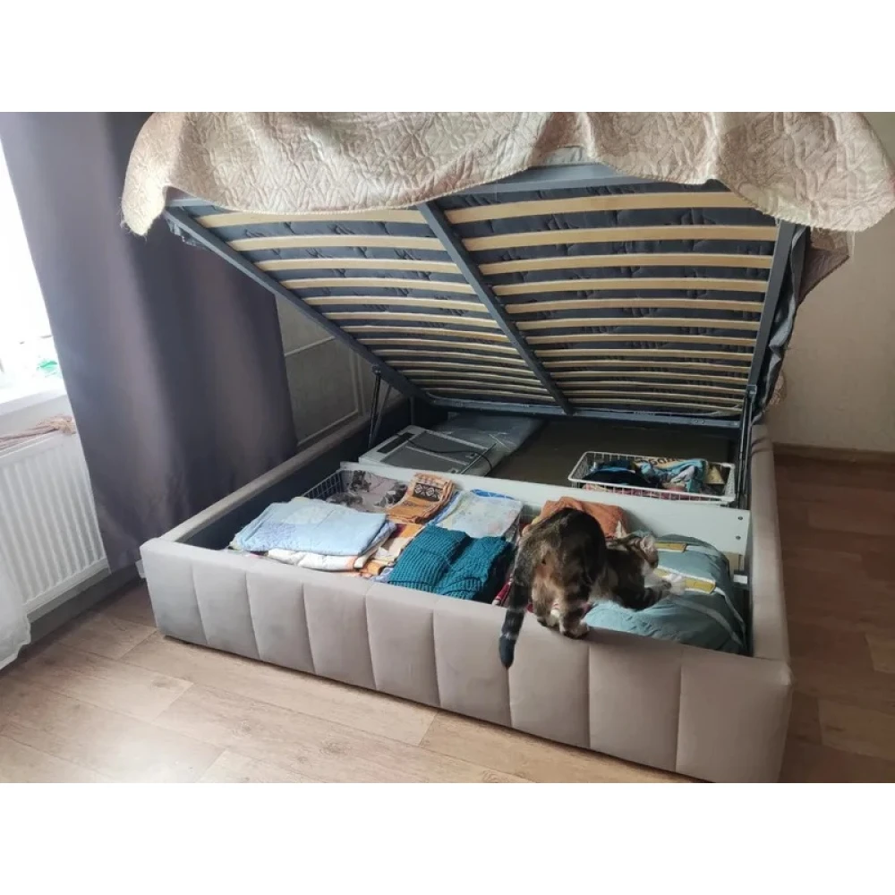 Кровать "Нельсон" КВ Вертикаль 1,6 Вар. 8 металлокаркас
