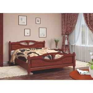 Кровать "Елена-4" КВ 1,2м Орех
