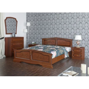Кровать "Елена" КВ 1,2м Орех