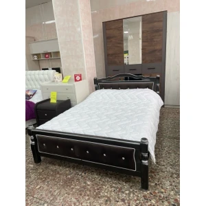 Кровать "Карина-11" КВ 1,6м Орех темный 