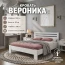 Кровать "Вероника" КВ 1,6м Белый