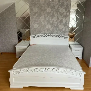 Кровать "Грация-1" 1,2м Белый КВ