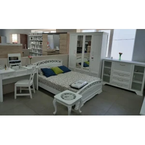 Кровать "Грация-1" 1,2м Белый КВ