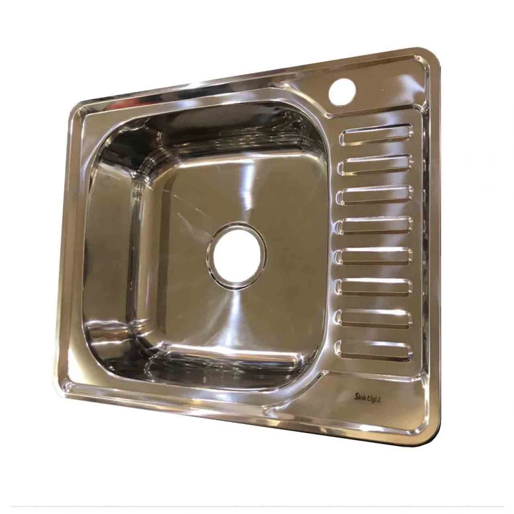 Мойка врезная прямоугольная Sinklight 58,5х48,5