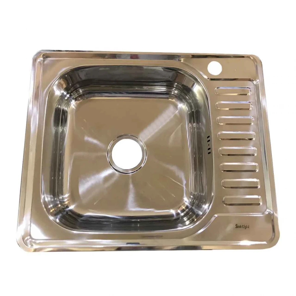 Мойка врезная прямоугольная Sinklight 58,5х48,5