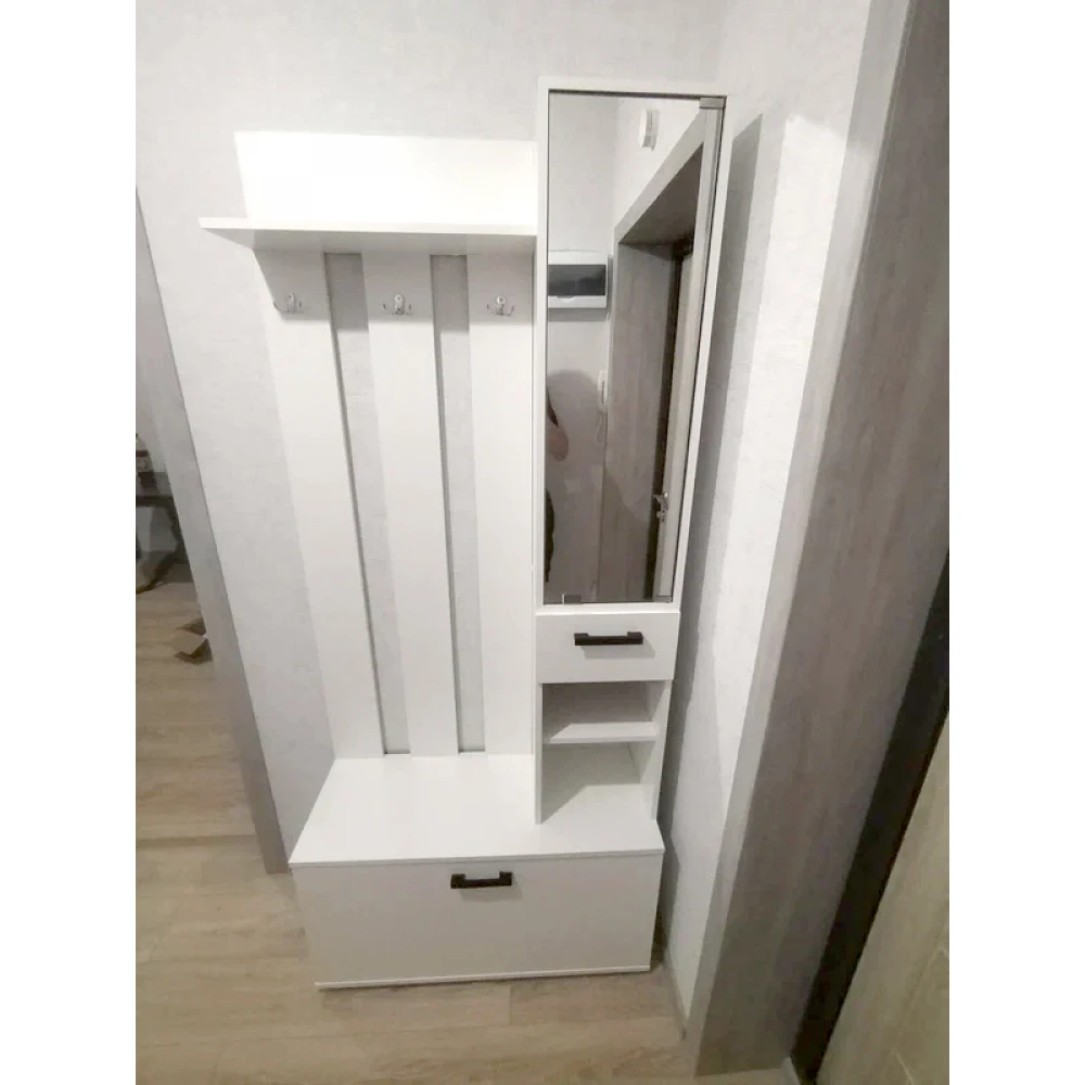 Прихожая "Ника В3 910" КВ Белый