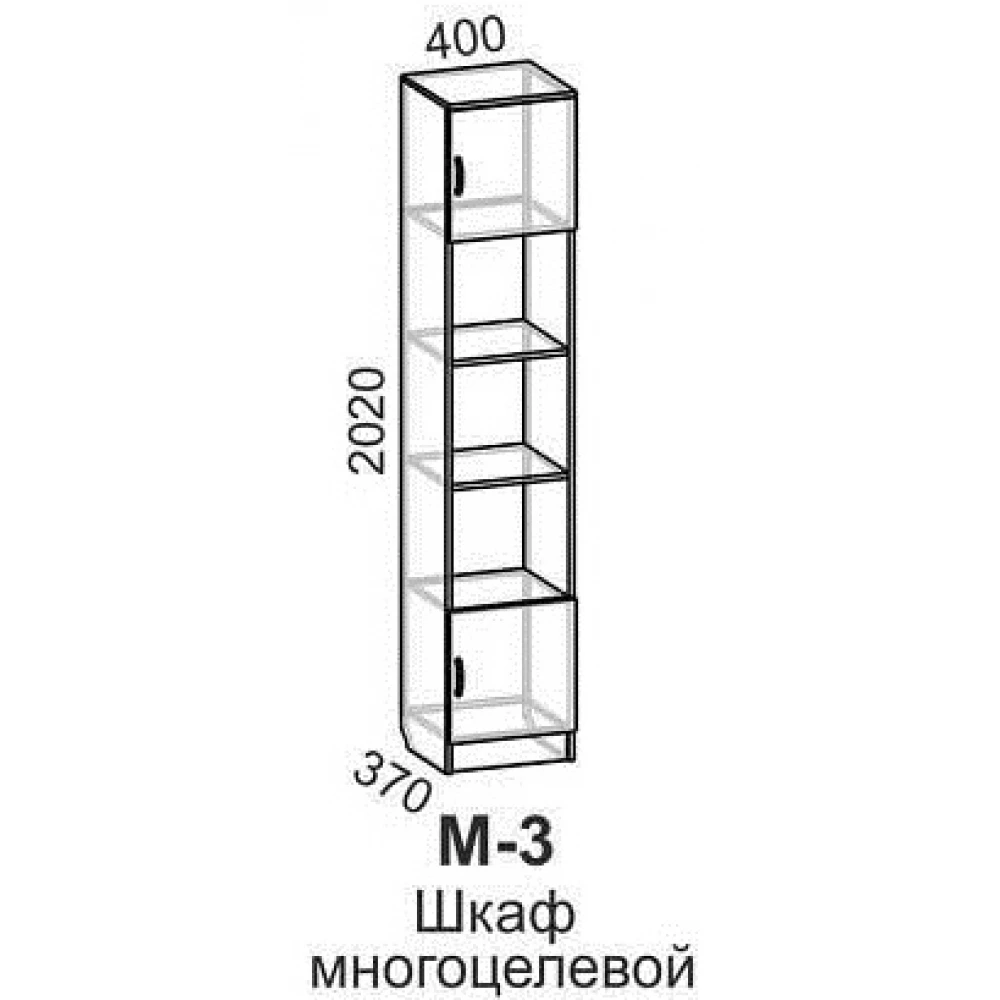 Шкаф многоцелевой "Машенька М-3" Сонома