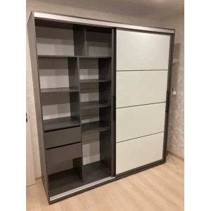 Шкаф-купе "Крафт-6" 1,6м ШКК-06 Графит
