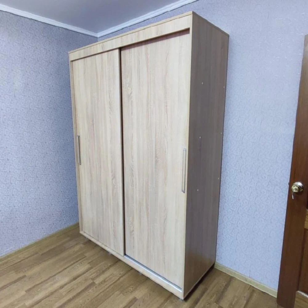 Шкаф купе "Комфорт 12 ПРАЙМ" 1,5м Дуб крафт белый (без зеркал) КВ