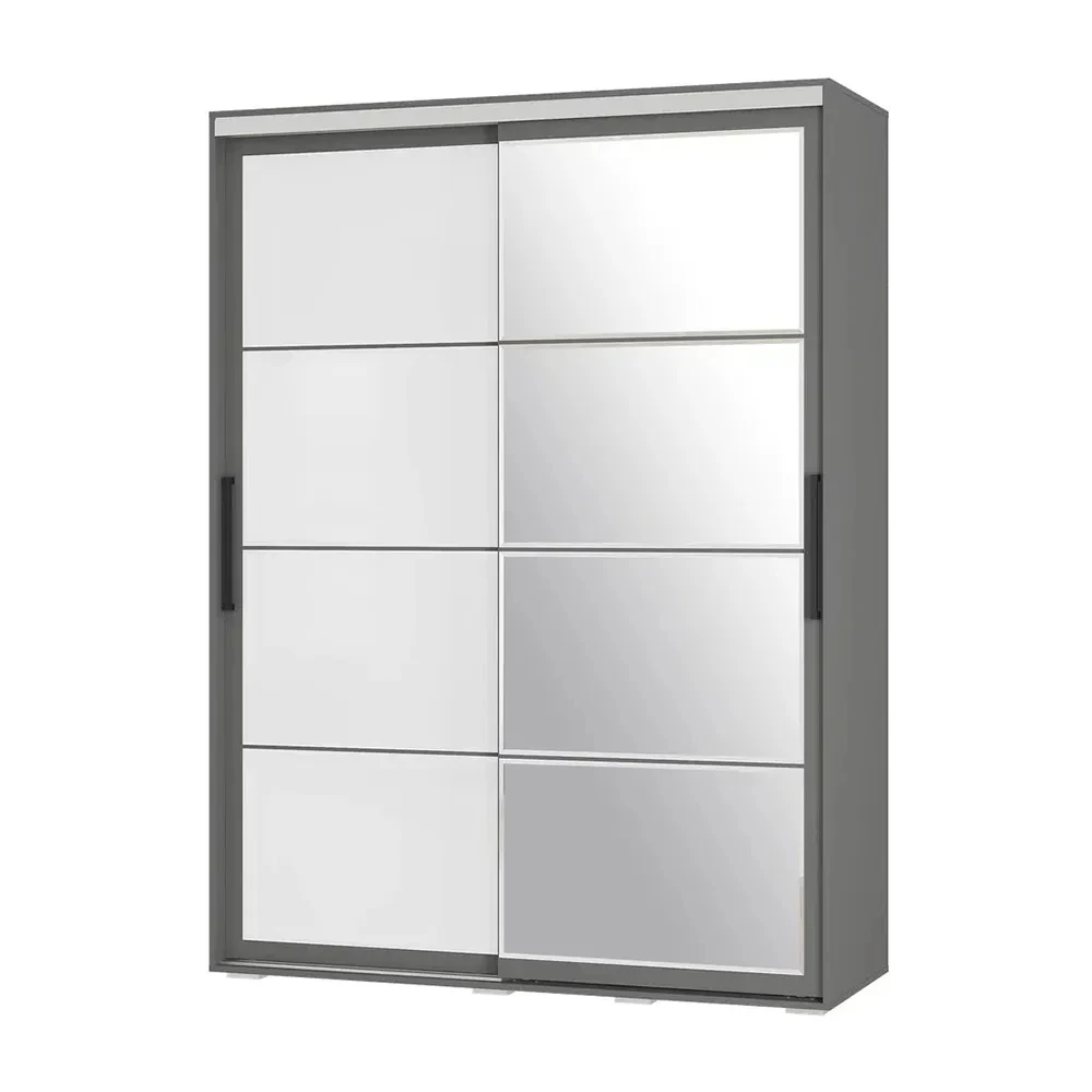 Шкаф-купе "МРШК 3/ШКП-3" 1,6м Графит