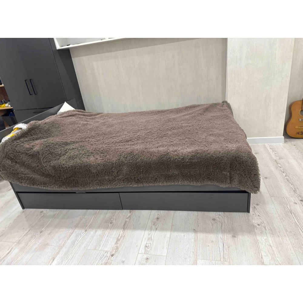 Кровать "Симпл" 1,6 / КР-17 Графит