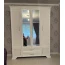 Шкаф "Грация" ШР-4 Белый 2 зеркала