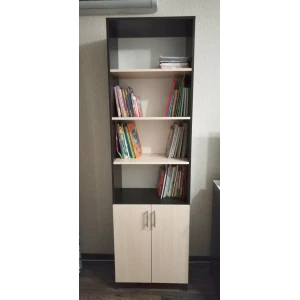 Шкаф книжный "ШК-60" Венге/Дуб молочный