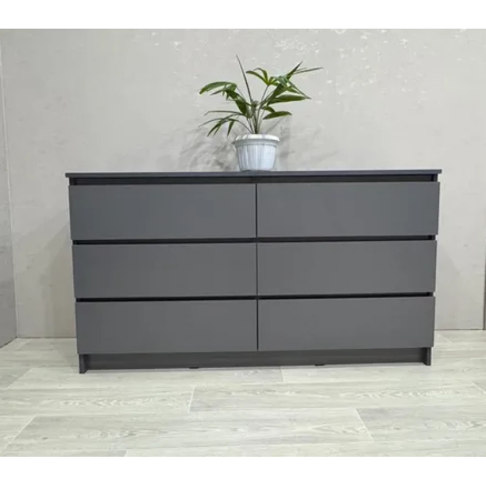 Комод "Мори" МК 1380.6/2 Графит М