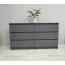 Комод "Мори" МК 1380.6/2 Графит М